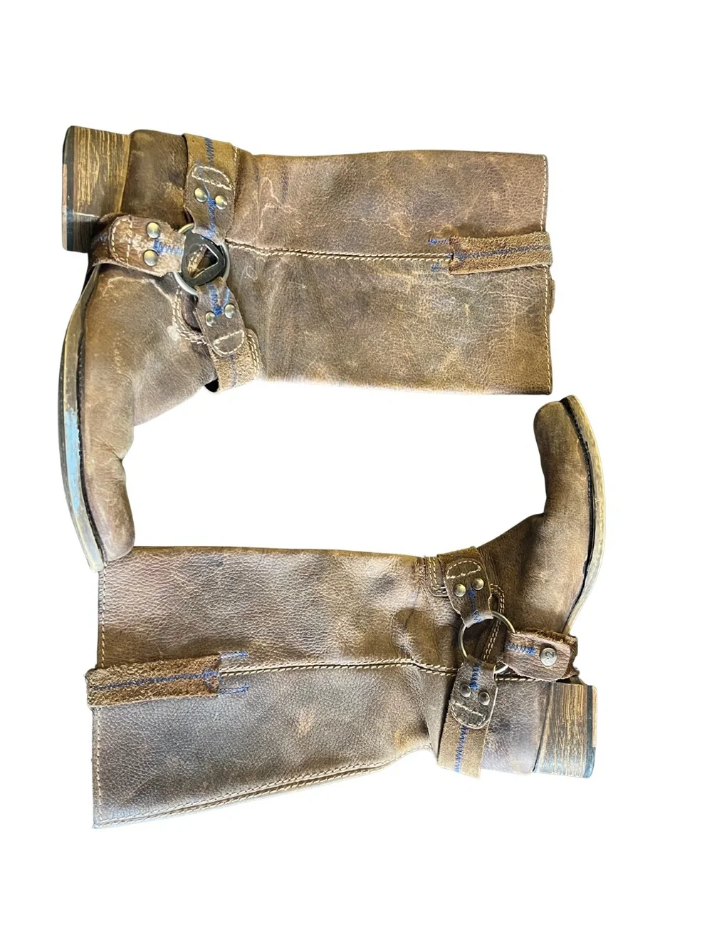 Women’s Bed Stu Leather Harness Boots - Genuine Leather